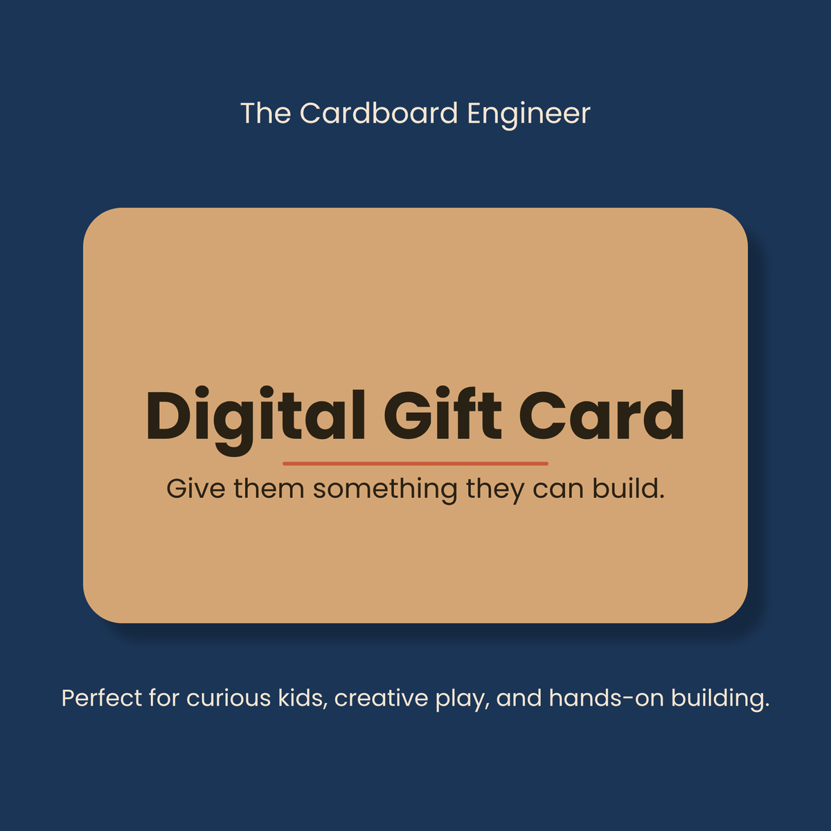 Cardboard Engineer Gift Card